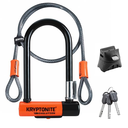 Kryptonite Evolution Mini-7 Bike U-Lock with Cable