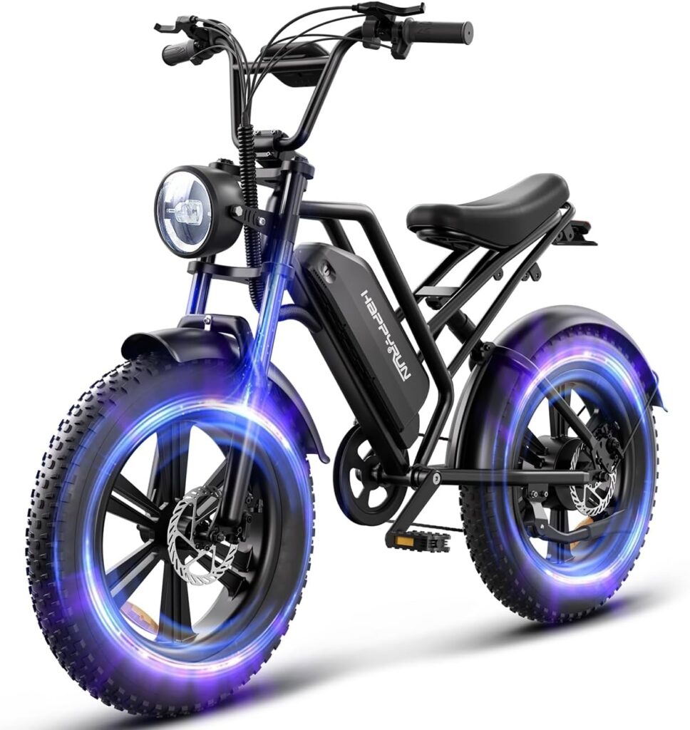 Happyrun 1500w Moped Style Electric Bike