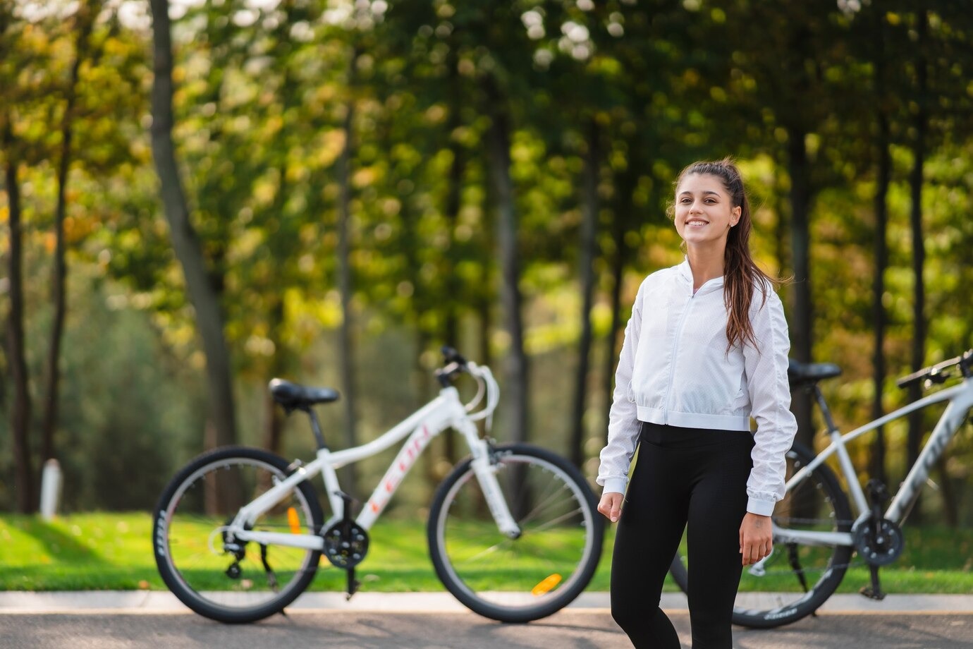 lady bicycle